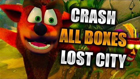 crash bandicoot lost city metal boxes|white boxes in Crash Bandicoot.